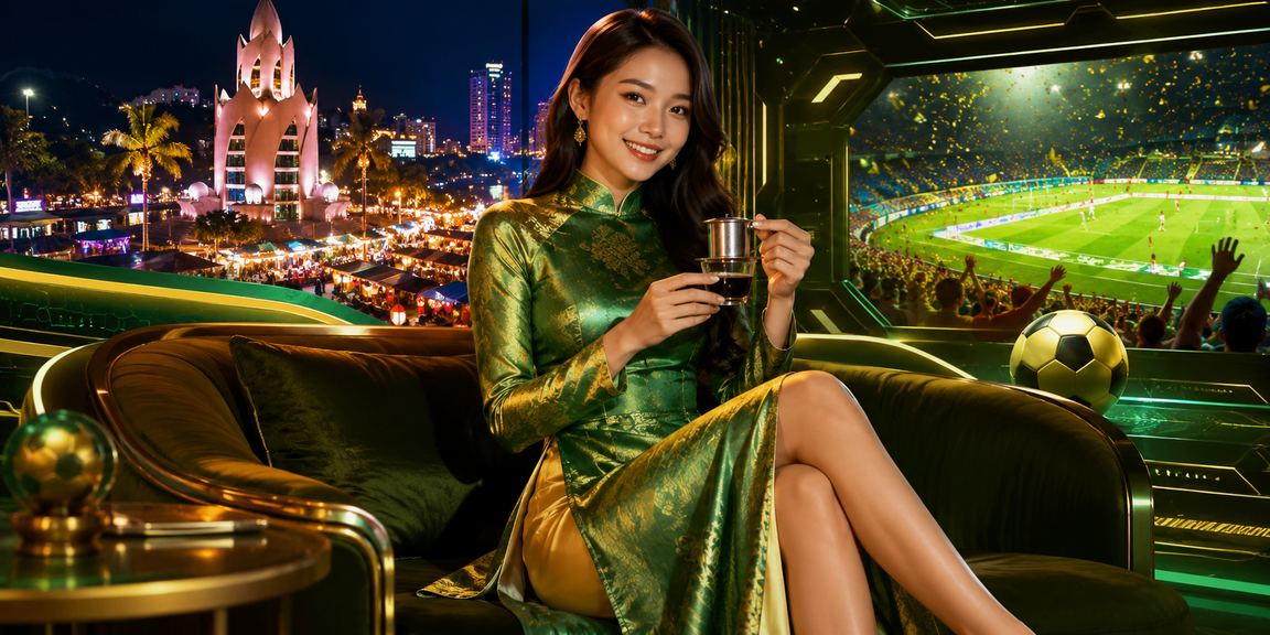 Người chơi cá cược trực tuyến tại Nha Trang với trang phục áo dài truyền thống