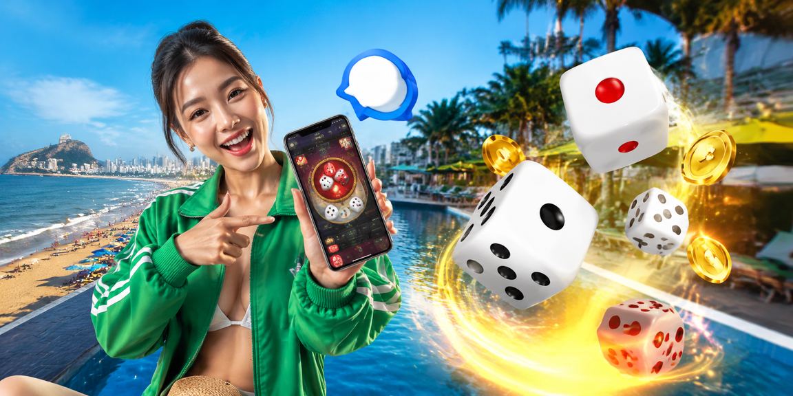 Người chơi thực hiện giao dịch và chơi tài xỉu tại bãi biển Vũng Tàu